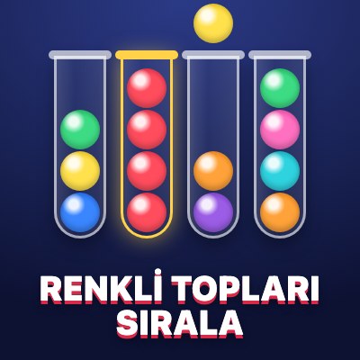 Renkli Topları Sırala - Renkli Top Oyunu